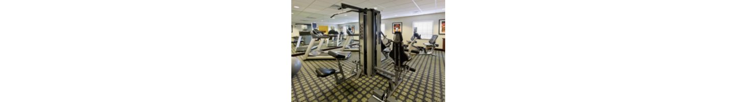 Break a sweat at our 24-hour fitness center with treadmills, ellipticals, and exercise bikes.